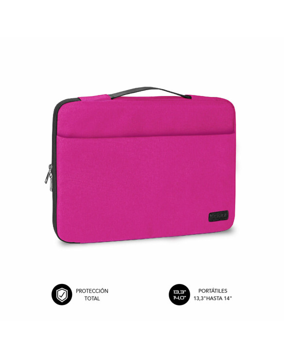 Laptoptasche Subblim Funda Ordenador Elegant Laptop Sleeve 13,3-14" Pink 1