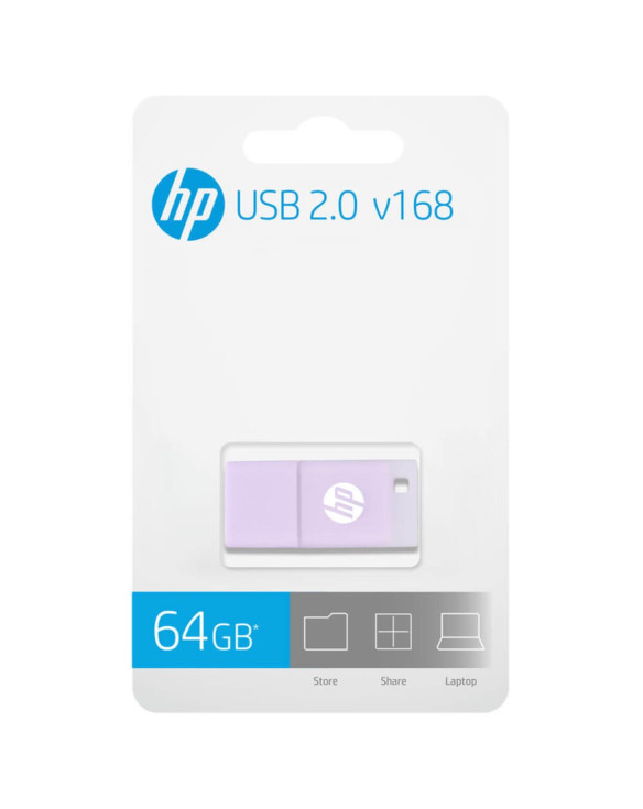 Pamięć USB HP X168 Liliowy 64 GB 1