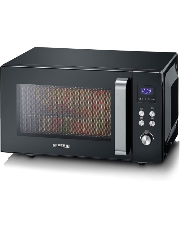 Microwave with Grill Severin 7763        25L 900 W Black 1