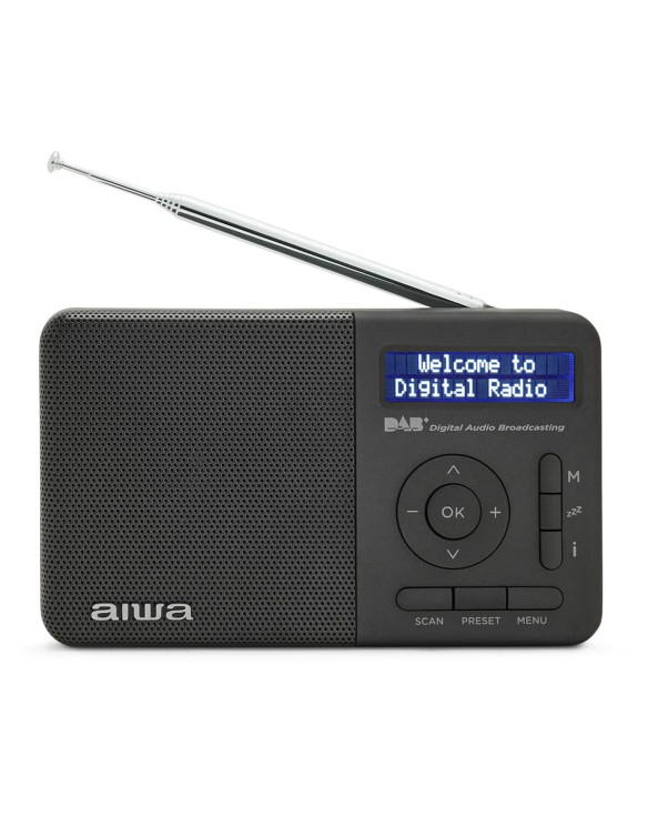 Radio Aiwa RD40DABBK Black 2000 mAh 1