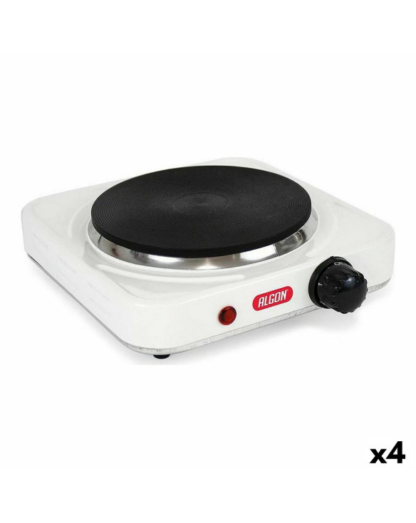 Electric Hot Plate Algon 1000 W (4 Units) 1 Stove 1