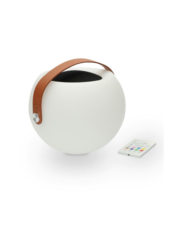 Bluetooth loudspeaker with LED light KSIX Bubble White 5 W Portable 1