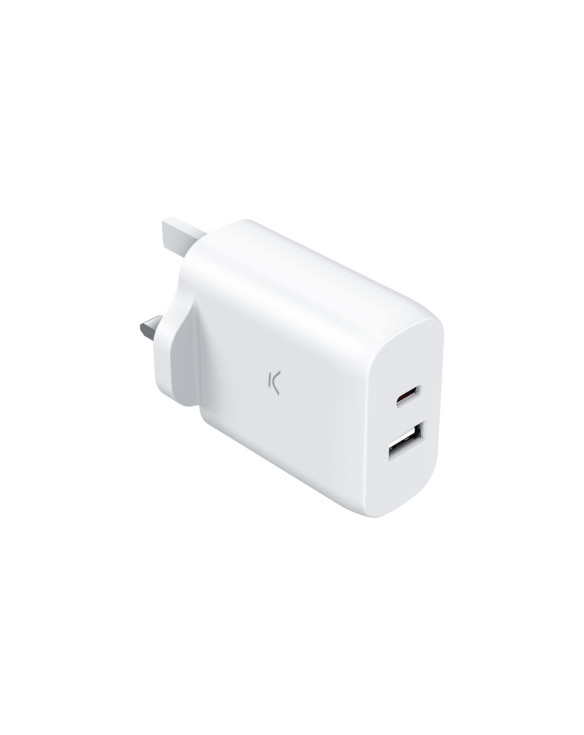 Wall Charger KSIX GaN White 45 W 1