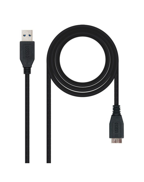 USB 3.0 A zu Micro USB-B-Kabel NANOCABLE 10.01.110-BK 1