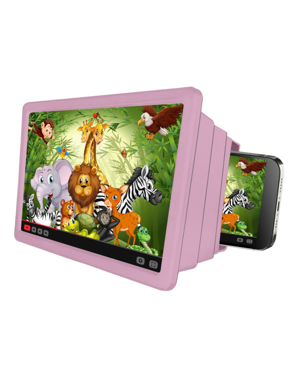 Screen Magnifier for Mobile Devices Celly KIDSMOVIEPK Pink 1