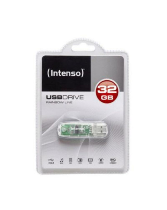 Clé USB INTENSO Rainbow Line 32 GB Transparent 32 GB Clé USB 1