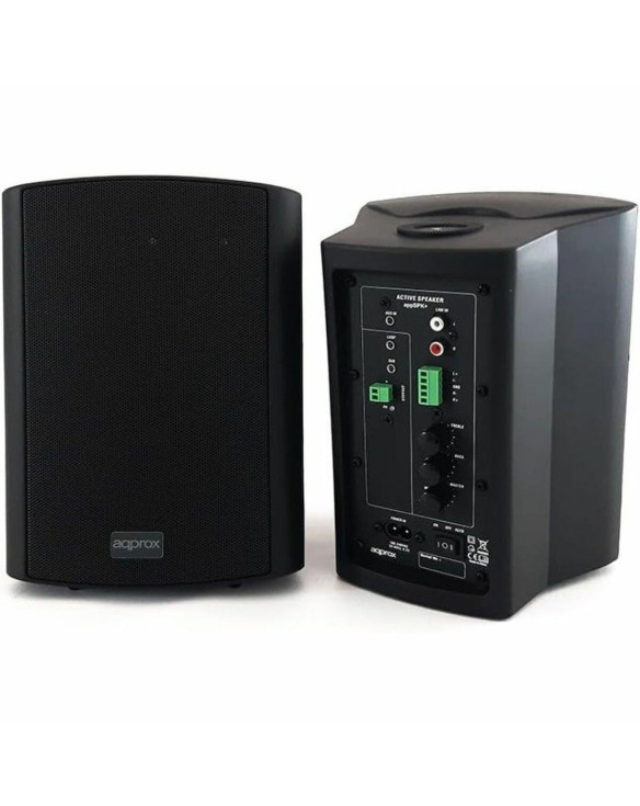 Haut-parleurs de PC APPROX APPSPK+BK Noir 60 W 1