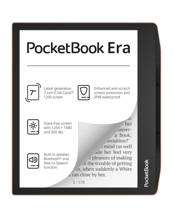 e-book PocketBook 700 Era Copper Czarny 64 GB 7" 1