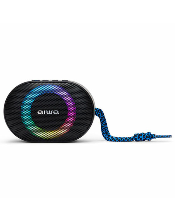 Haut-parleurs bluetooth portables Aiwa Bleu 10 W 1