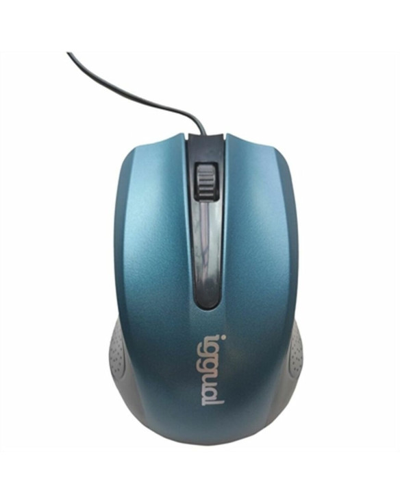 Mouse iggual ERGONOMIC-RL 800 dpi Blau Schwarz/Blau 1