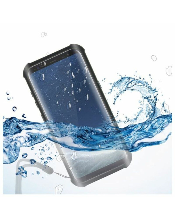 Torba Nieprzemakalna Samsung Galaxy S8 KSIX Aqua Case Czarny Przezroczysty 1