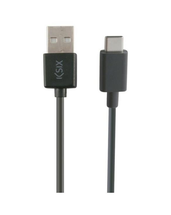 USB-C Cable to USB KSIX 3 m Black 1