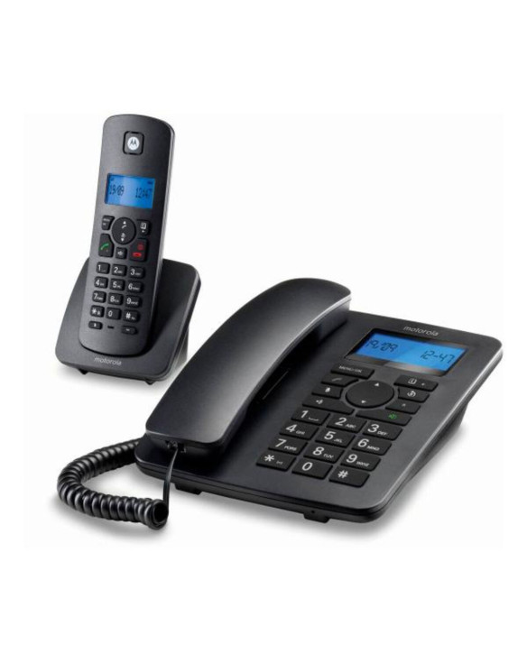 Festnetztelefon Motorola C4201 Combo DECT (2 pcs) Schwarz 1