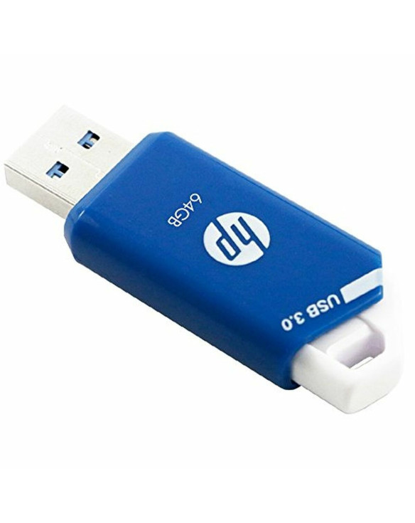 Clé USB HP HPFD755W-64 64 GB Bleu 1