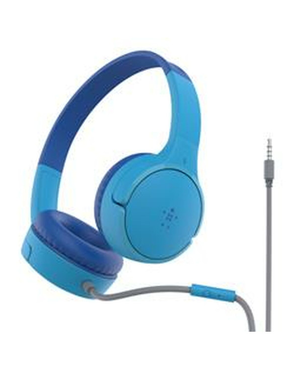 Słuchawki z Mikrofonem Belkin AUD004BTBL Niebieski 1