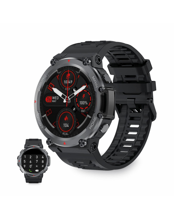 Smartwatch KSIX Oslo 1,5" Bluetooth 5.0 270 mAh Czarny 1