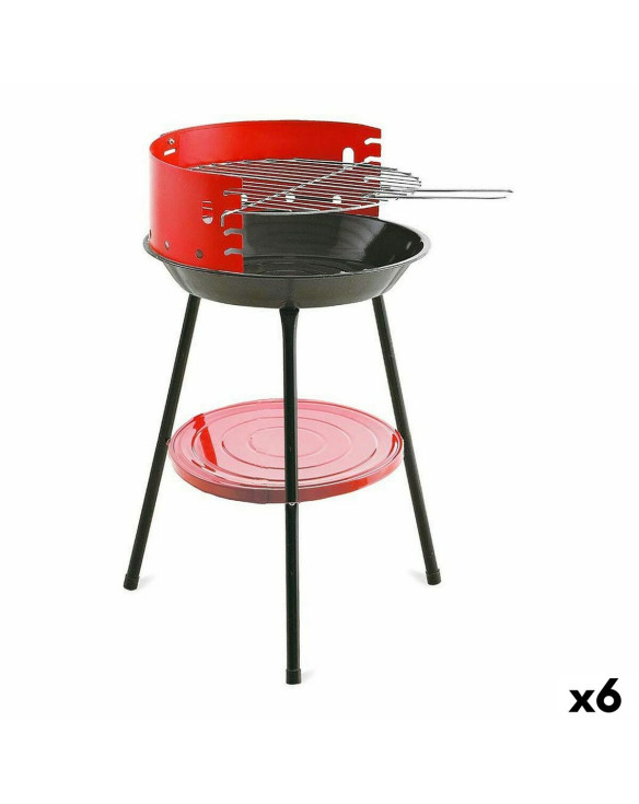 Barbecue Algon Rouge Grill 36 x 36 x 55 cm 1