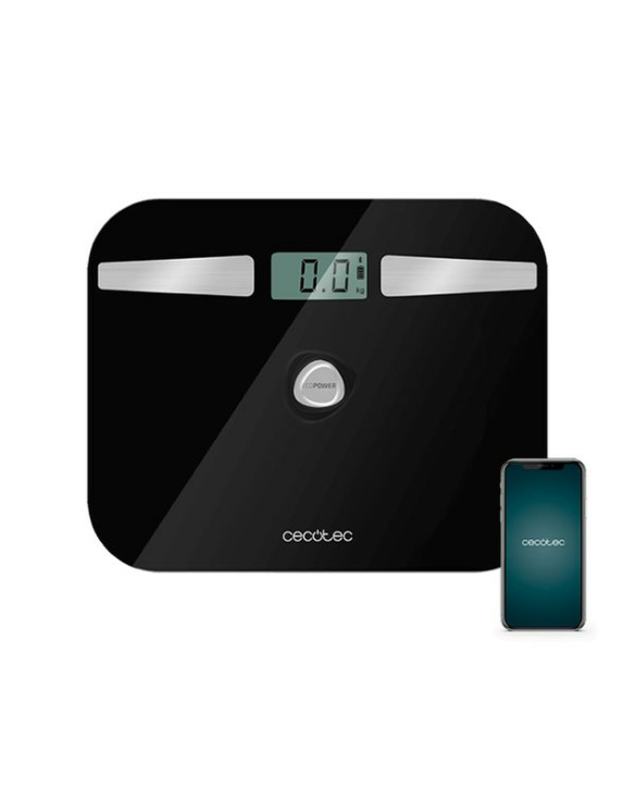 Digital Bathroom Scales Cecotec EcoPower 10200 Smart Healthy LCD Bluetooth 180 kg Black 1