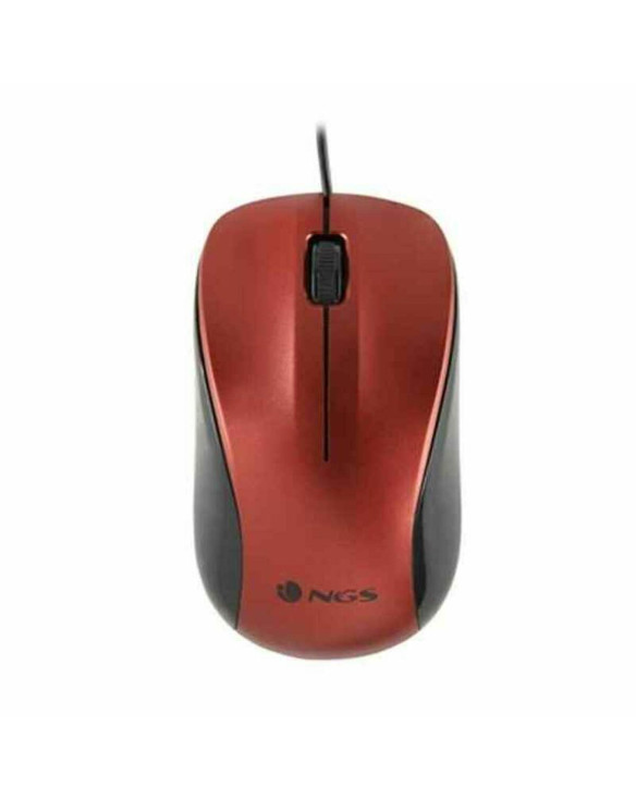 Optische Maus NGS NGS-MOUSE-1092 Rot 1200 DPI 1
