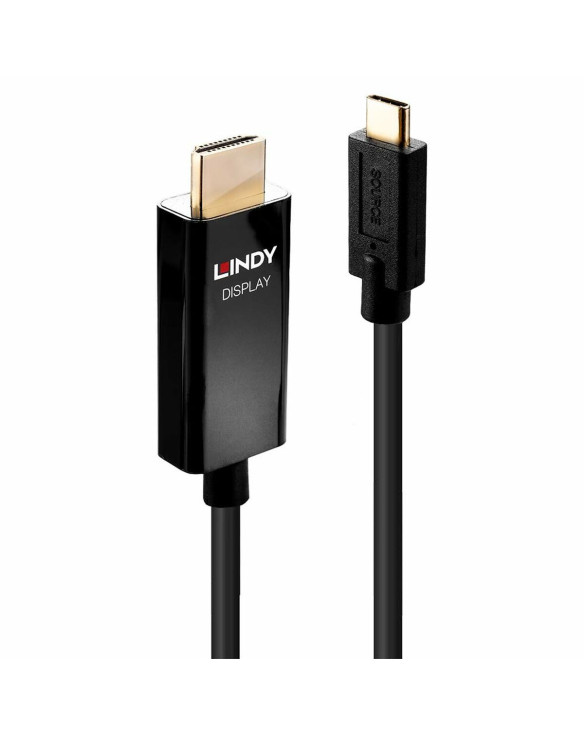 Adapter USB-C na HDMI LINDY 43292-LND 2 m 1