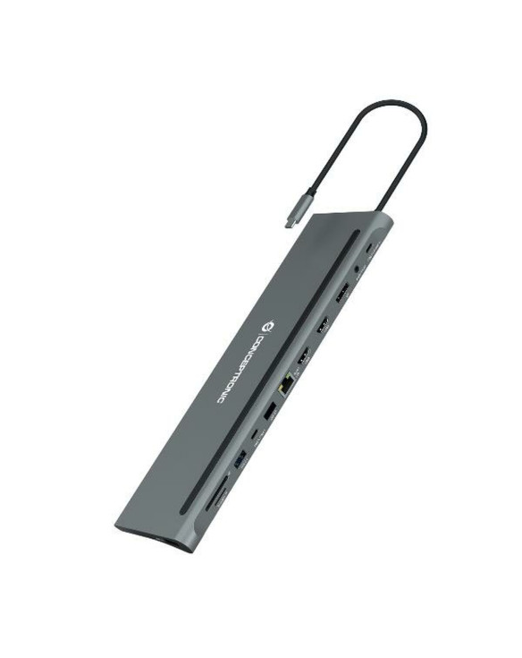 HUB USB Conceptronic 110518707101 Szary 100 W (1 Sztuk) 1