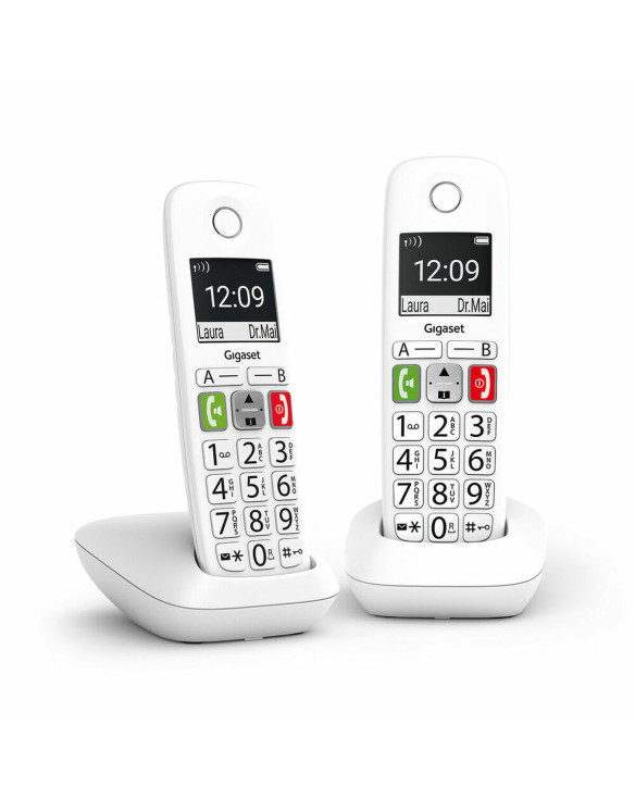 Téléphone Sans Fil Gigaset E290 Blanc Noir 1
