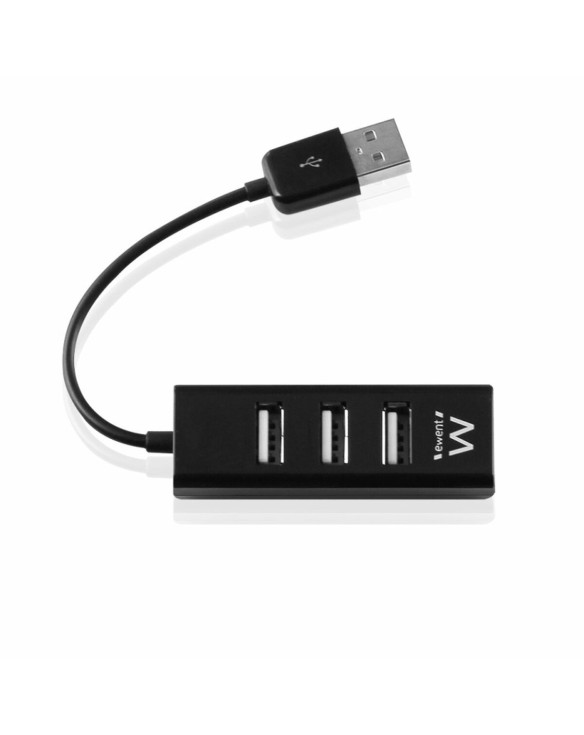 Hub USB Ewent EW1123 Noir 1
