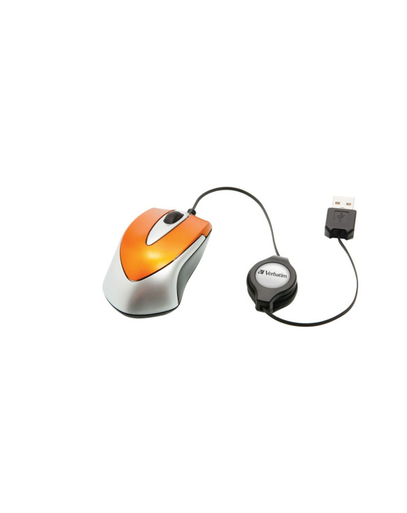 Optical mouse Verbatim GO MINI TRAVEL Orange 1