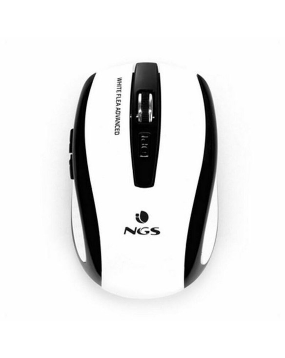 Drahtlose optische Maus NGS NGS-MOUSE-0898 800/1600 dpi Weiß/Schwarz 1