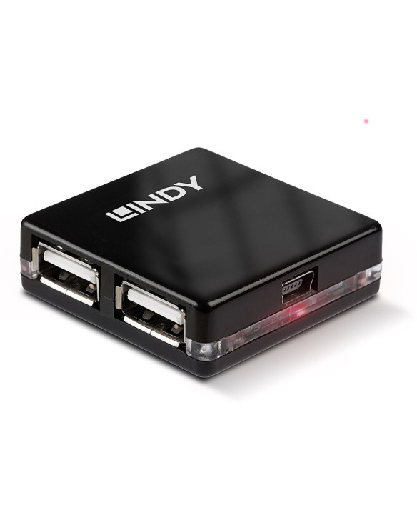 Hub USB LINDY 42742 Schwarz 1