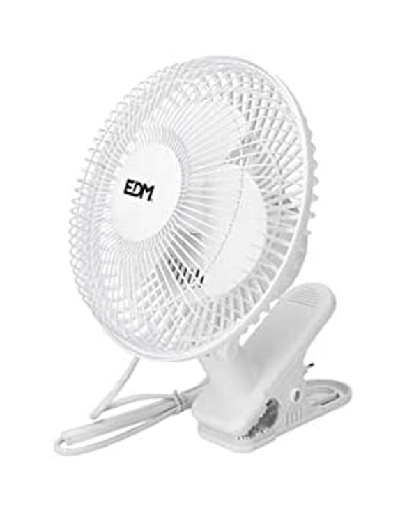 Ventilator EDM Clip White 15 W Ø 15 cm 1