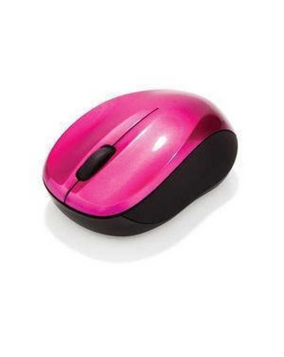 Schnurlose Mouse Verbatim Go Nano Kompakt Receiver USB Schwarz Rosa Pink 1600 dpi (1 Stück) 1