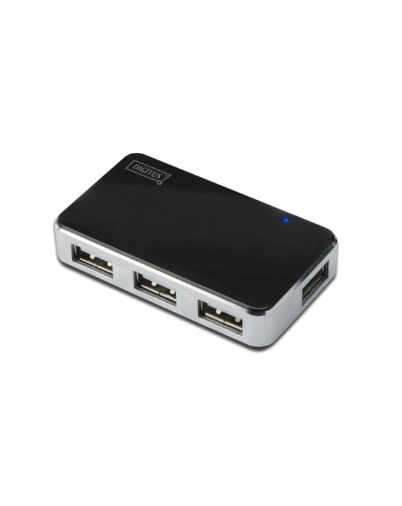 USB Hub Digitus DA-70220 Black Black/Grey 1