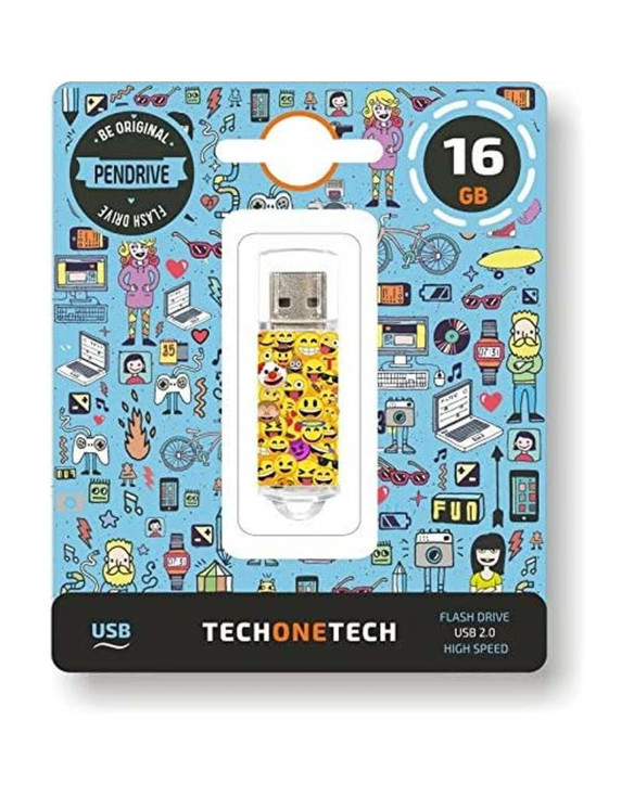 Pamięć USB Tech One Tech Emojis 16 GB 1