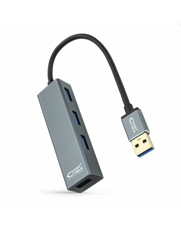 4-Port USB Hub NANOCABLE 10.16.4402 USB 3.0 1