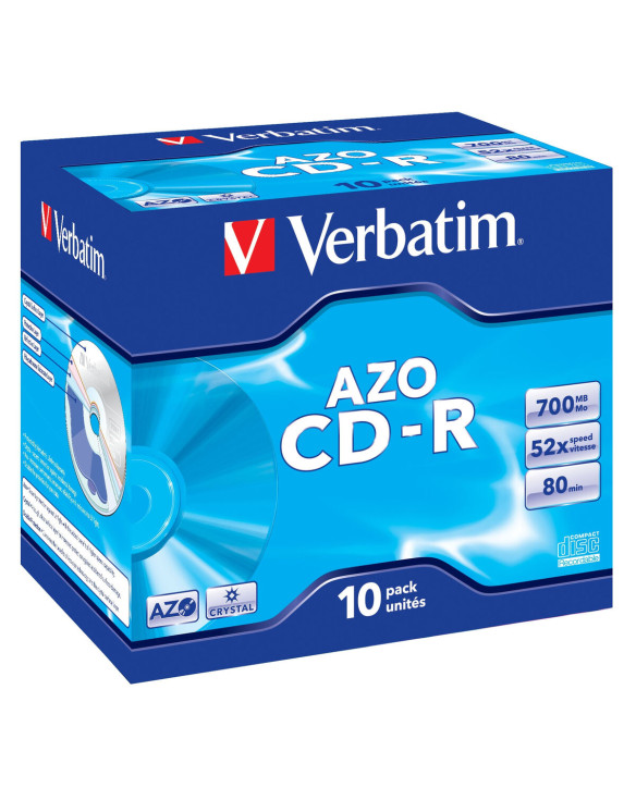 CD-R Verbatim CD-R AZO Crystal 700 MB (10 Sztuk) 1