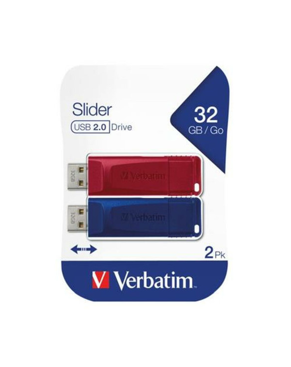 Pendrive Verbatim Slider 2 Części Wielokolorowy 32 GB 1