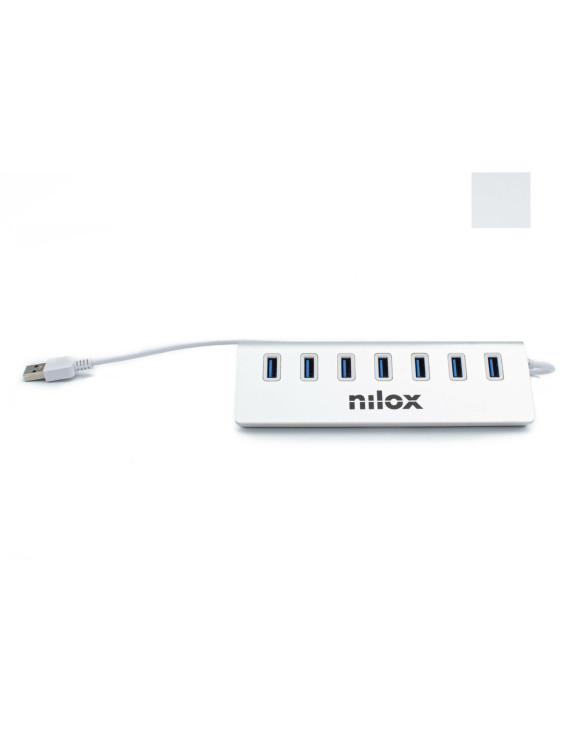 USB Hub Nilox NX7HUB30 White 1