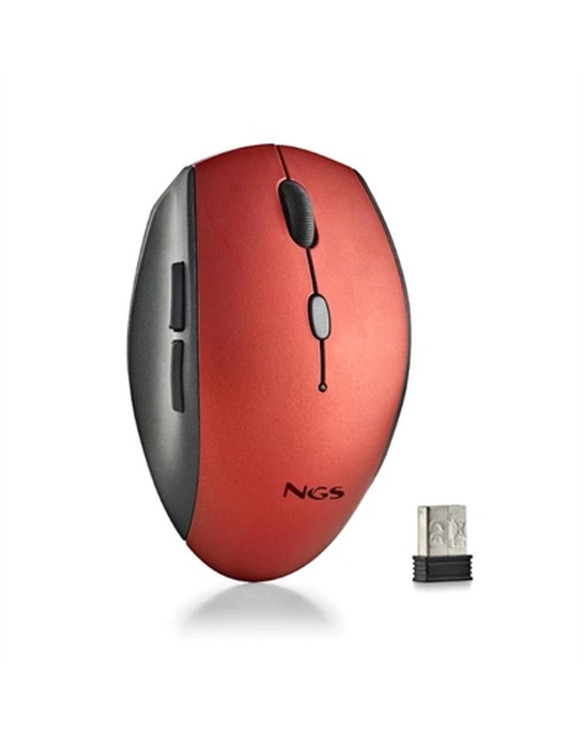 Wireless Mouse NGS BEERED Red 1