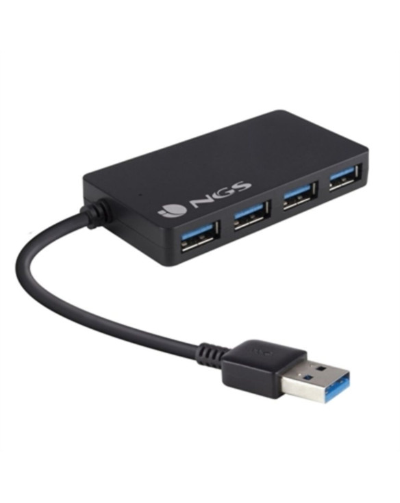 Hub USB NGS NGS-HUB-0044 Schwarz 480 Mbps 1