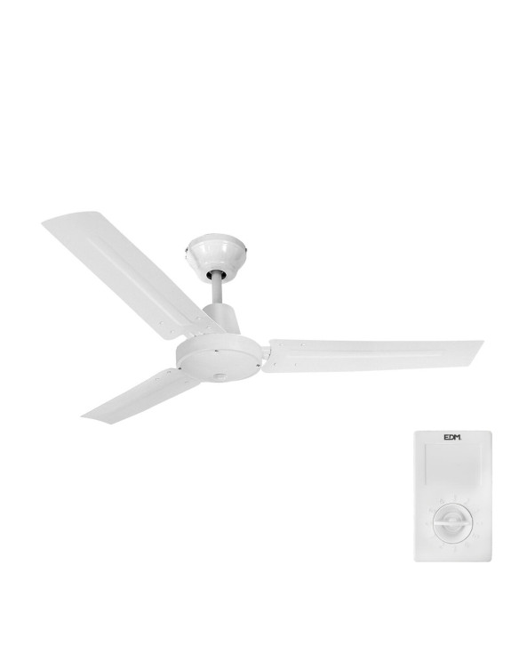 Ceiling Fan EDM 33981 White 60 W Ø 140 cm industrial 1