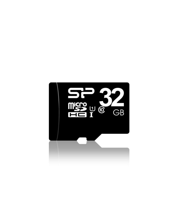 Carte Mémoire Micro SD avec Adaptateur Silicon Power SP032GBSTH010V10SP SDHC 32 GB 1
