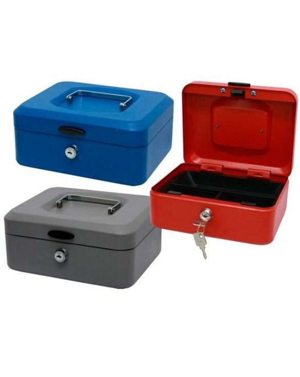 Safe-deposit box Bismark 20 x 9,5 x 15 cm Metal Multicolour 1