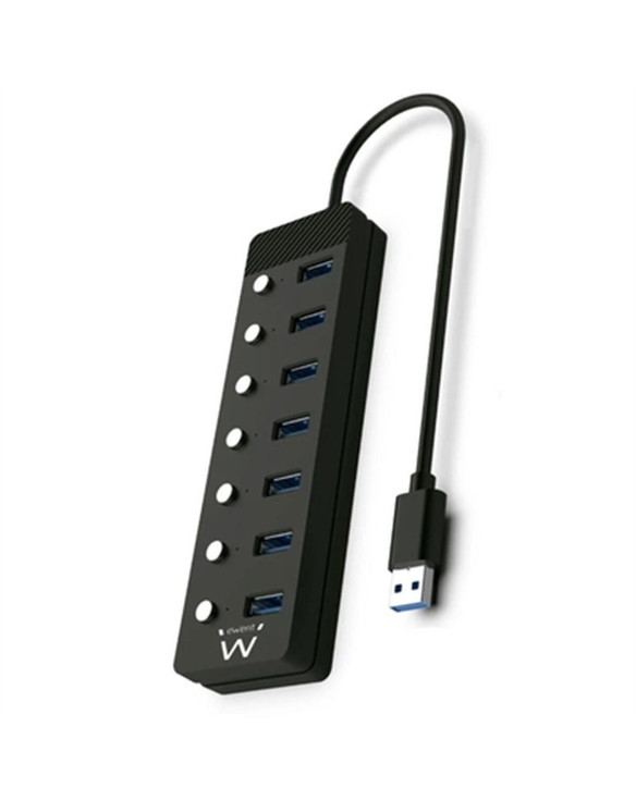 HUB USB Ewent EW1147 Czarny 1