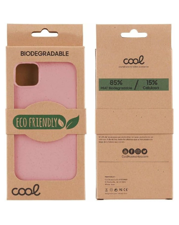 Mobile cover Cool iPhone 15 Pink Apple 1