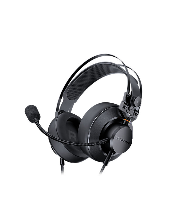 Headphones with Microphone Cougar M410 Gaming Classic Black 1