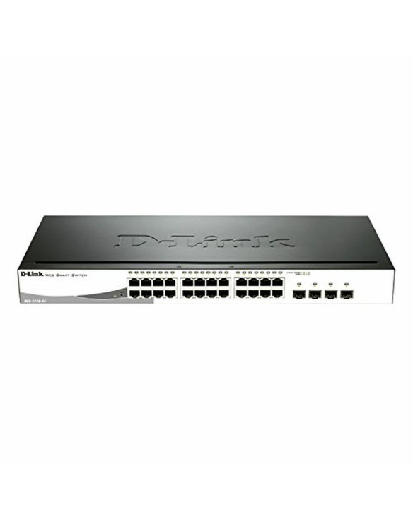 Switch D-Link DGS-1210-24/E 20 p 10 / 100 / 1000 Mbps 4 x SFP Black 1