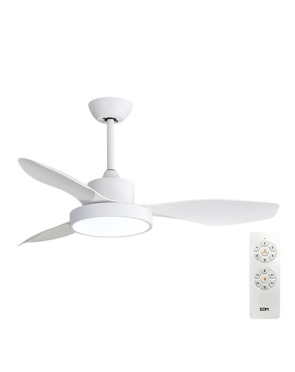 Ceiling Fan with Light EDM 33817 Arctic White 24 W 38 W 2160 Lm 1