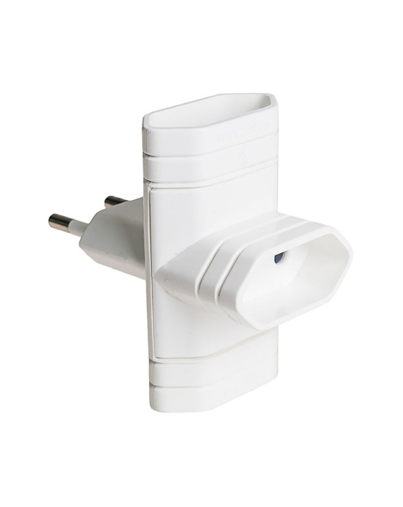 Plug adapter Solera 6009 Triple 250 V White 10 A 2300 W 1