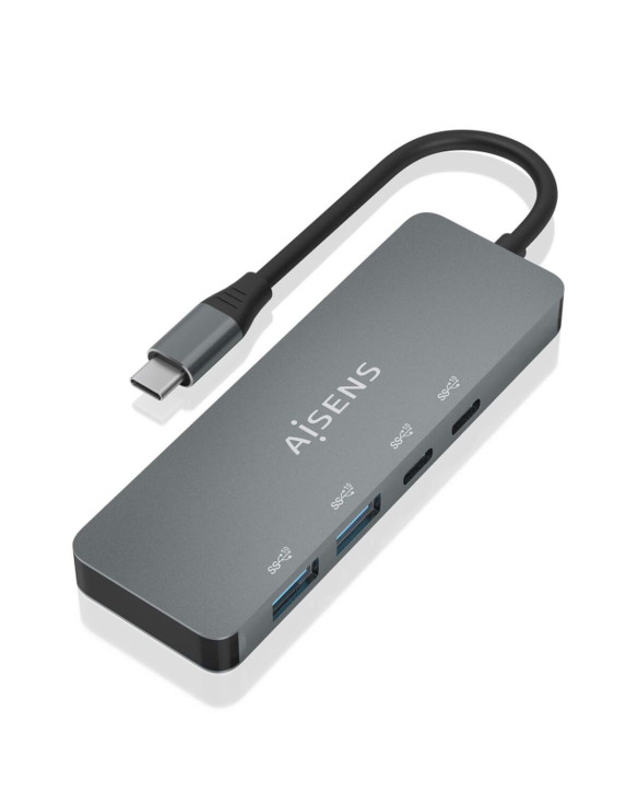 Hub USB Aisens A109-0694 Gris 1